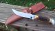 Vintage Case XX 523-6 40-64 stag fixed blade deer hunting knife with sheath