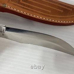 Vintage Case XX Fixed Blade Hunting Knife & Sheath / 523-5