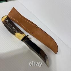 Vintage Case XX Fixed Blade Hunting Knife & Sheath / 523-5 Vintage Case XX Fixed Blade Hunting Knife & Sheath / 523-5