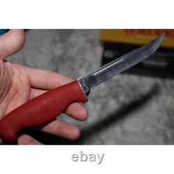 Vintage Case XX Ruger Fixed Blade Knife 216-5 Red Grip with Sheath LT216-5 SS NIB