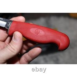 Vintage Case XX Ruger Fixed Blade Knife 216-5 Red Grip with Sheath LT216-5 SS NIB