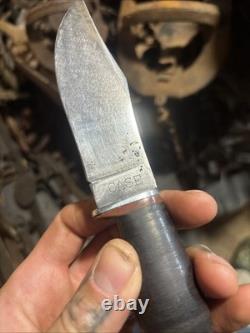 Vintage Case XX Tested Fixed Blade Hunting Knife With No Sheath
