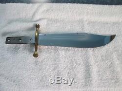Vintage Case XX USA 1836 Large Bowie Hunting Knife with Sheath Needs Handle