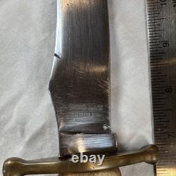 Vintage Case XX USA Fixed Blade Hunting Knife Stag Handle Leather Sheath