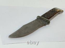 Vintage Case's Bradford Tested XX Fixed Blade Bone Hunting Knife Gg