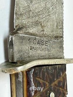 Vintage Case's Bradford Tested XX Fixed Blade Bone Hunting Knife Gg