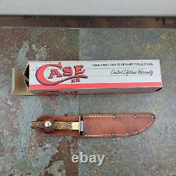 Vintage Case xx Old Time Hunter Sheath Knife NKCA 1991 Rare Limited