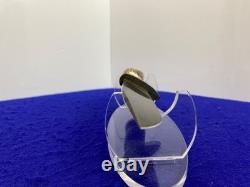 Vintage Clip Point Hunting Knife with Sheath Fixed Blade