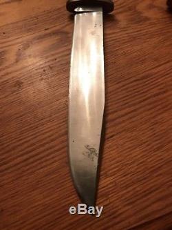 Vintage Cold Steel Trail Master Carbon V Bowie Hunting knife WithSheath USA made