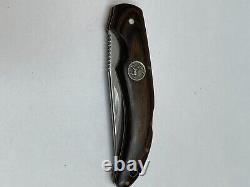 Vintage Colt CT16 Folding Lockback Knife Leather Sheath Hunting Japan