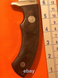 Vintage Colt CT7-B Fixed Blade Tactical Hunting knife & sheath JAPAN USA