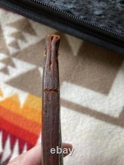 Vintage Custom Alfred Tegethoff Hunting Knife with Maker's Handmade Sheath