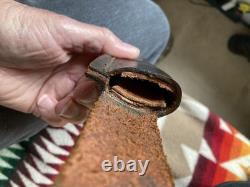 Vintage Custom Alfred Tegethoff Hunting Knife with Maker's Handmade Sheath