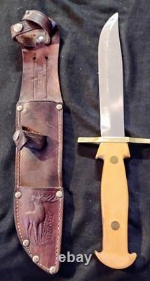 Vintage Custom Brusletto Geilo Made In Norway Collector's Knife