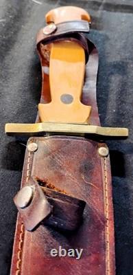 Vintage Custom Brusletto Geilo Made In Norway Collector's Knife