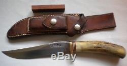 Vintage Custom Hand Made in U. S. A. RANDALL MADE 3-6 Hunting Knife Sheath Stone
