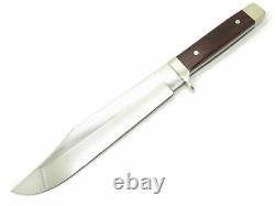 Vintage Custom Seki Japan Big 15.5 Ironwood Fixed Blade Anaconda Bowie Knife