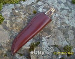 Vintage Custom Stag Scagel Northwoods Knife
