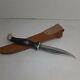 Vintage Cutco 1769 Serrated Edge Hunting knife PAT NO 2390544 With Leather Sheath