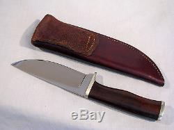 Vintage DON WEILER YUMA FIXED BLADE HUNTING KNIFE WITH SHEATH