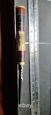 Vintage Damascus Hunting Knife