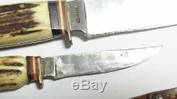 Vintage E. Knecht & Co. Hunting Knife Set Solingen Germany Matched Pair