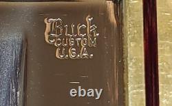 Vintage EARLY Buck 103 ONE LINER Hand Forged Skinner Knife