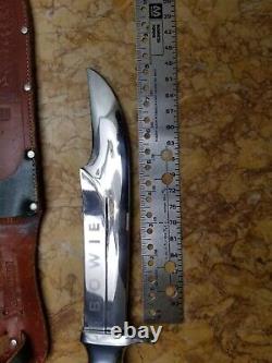 Vintage EDGE BRAND 469 RHINO BOWIE KNIFE Solingen Germany African Hunter L@@K