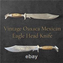 Vintage Eagle Head Hunting Bowie Knife 6 Blade Circa 1950
