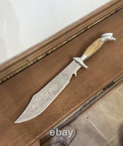 Vintage Eagle Head Hunting Bowie Knife 6 Blade Circa 1950
