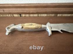Vintage Eagle Head Hunting Bowie Knife 6 Blade Circa 1950