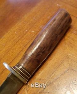 Vintage Early Harry Morseth Custom Handmade Fixed Blade Hunting Knife RARE