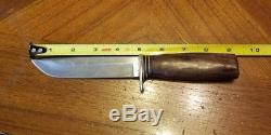 Vintage Early Harry Morseth Custom Handmade Fixed Blade Hunting Knife RARE