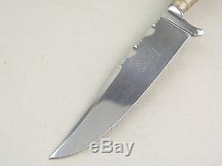 Vintage Early PUMA SOLINGEN ABERCROMBIE & FITCH Stag Boot Hunting Knife + Sheath
