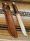 Vintage Early Vietnam Era Western L46-8 Hunting Survival Bowie Knife With Sheath