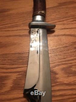 Vintage Edge Brand #469 African Hunter Survival Bowie Hunting Knife with Sheath