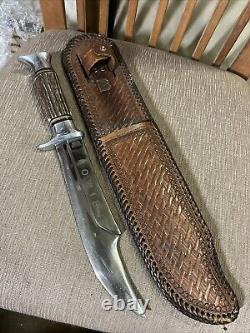 Vintage, Edge Brand, #469, Stag, Custom Sheath, VG