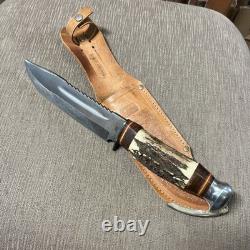 Vintage, Edge Brand #488, Saw Tooth Spine, Sol Ger, Large, Sheath