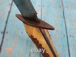 Vintage Edge Brand Germany German Stag Hunting Fighting Bowie Knife Knives Tools