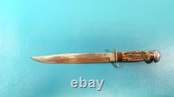 Vintage F. A. Bower Germany Arkansas Toothpick Bowie Knife 88H TR1578