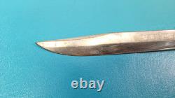 Vintage F. A. Bower Germany Arkansas Toothpick Bowie Knife 88H TR1578
