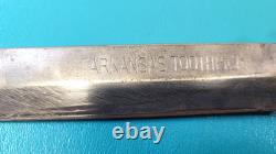 Vintage F. A. Bower Germany Arkansas Toothpick Bowie Knife 88H TR1578