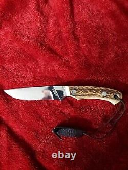 Vintage Ferenc Tumpek Dnc Custom Hunting Knife Stag Jagdmesser Handarbeit Nice