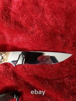 Vintage Ferenc Tumpek Dnc Custom Hunting Knife Stag Jagdmesser Handarbeit Nice