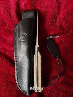 Vintage Ferenc Tumpek Dnc Custom Hunting Knife Stag Jagdmesser Handarbeit Nice