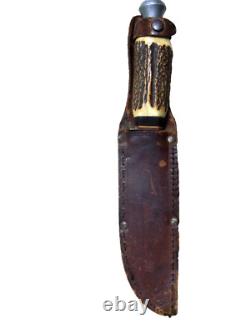 Vintage Fixed Blade, Gambill Solinger, Stag Handle, Made In Germany
