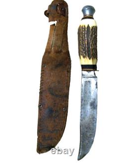 Vintage Fixed Blade, Gambill Solinger, Stag Handle, Made In Germany