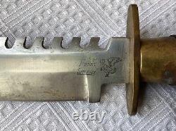 Vintage Frosi Cutlery Hunting Knife With Sheath, Marked Solingen