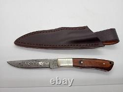 Vintage Fury Bird and Trout Fixed Blade Knife. Very Rare