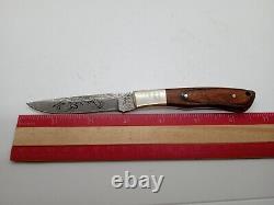 Vintage Fury Bird and Trout Fixed Blade Knife. Very Rare